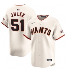 San Francisco Giants Jung Hoo Lee #51 Nike Cream Official MLB Stitched Jersey San Francisco Giants Jung Hoo Lee #51 Nike Cream Official MLB Stitched Jersey