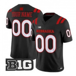 Men Nebraska Cornhuskers ACTIVE PLAYER Custom Black 2026 F U S E  Vapor Limited Stitched Football Jersey