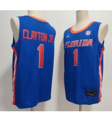 Men Florida Gators #1 Walter Clayton Jr. Blue Stitched Basketball NCAA Jersey Men Florida Gators #1 Walter Clayton Jr. Blue Stitched Basketball NCAA Jersey