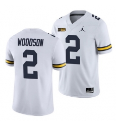 Michigan Wolverines Charles Woodson White College Football Men'S Jersey