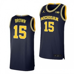 Michigan Wolverines Chaundee Brown Navy Limited Basketball Jersey
