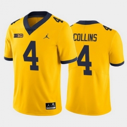 Michigan Wolverines Nico Collins Yellow Alternate Men'S Jersey