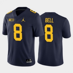 Michigan Wolverines Ronnie Bell Navy Home Men'S Jersey