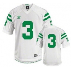 Men 3 Authentic White Jersey