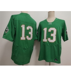 Men Notre Dame Fighting Irish  13 CJ Carr Green 2026 Limited Stitched Jersey