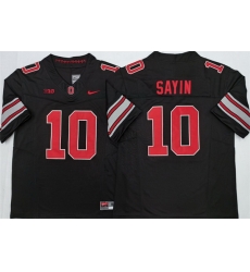Men Ohio State Buckeyes  10 Julian Sayin Black 2026 F U S E  Limited Stitched Jersey