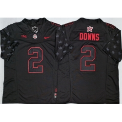 Men Ohio State Buckeyes 2 Caleb Downs Black 2025 F U S E  Limited Stitched Jersey