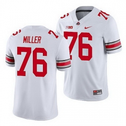 Ohio State Buckeyes Harry Miller White Game Men'S Jersey