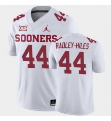 Oklahoma Sooners Brendan Radley Hiles White Away Men'S Jersey