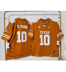 Men Texas Longhorns 10 Vince Young Orange F U S E Stitched Jersey Men Texas Longhorns 10 Vince Young Orange F U S E Stitched Jersey
