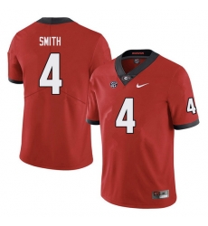 Men #4 Nolan Smith Georgia Bulldogs College Football Jerseys Sale-red