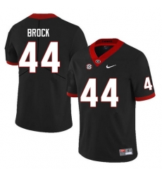 Men #44 Cade Brock Georgia Bulldogs College Football Jerseys Sale-Black Anniversary