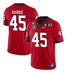 Men #45 Jacob Hardie Georgia Bulldogs 2022-23 CTP National Championship Football Jerseys