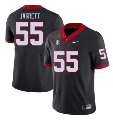 Men #55 Jamaal Jarrett Georgia Bulldogs College Football Jerseys Stitched-Black