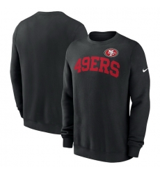 Men Nike Black San Francisco 49Ers Club Pullover Sweatshirt Men Nike Black San Francisco 49Ers Club Pullover Sweatshirt