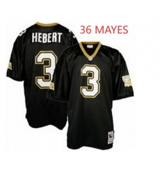 Saints #36 MAYES Black Saints Stitched Jersey Saints #36 MAYES Black Saints Stitched Jersey