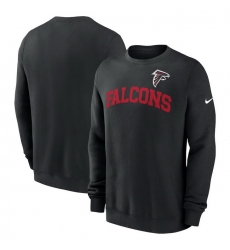 Men Nike Black Atlanta Falcons Club Pullover Sweatshirt Men Nike Black Atlanta Falcons Club Pullover Sweatshirt