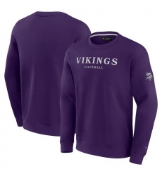 Men Fanatics Purple Minnesota Vikings Elements Unlimited Fleece Pullover Sweatshirt Men Fanatics Purple Minnesota Vikings Elements Unlimited Fleece Pullover Sweatshirt