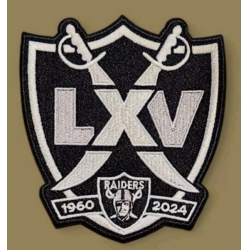 LAS VEGAS RAIDERS 65th ANNIVERSARY Patch Biaog