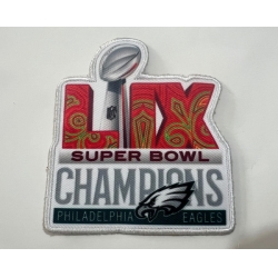 2025 Super Bowl LIX Philadelphia Eagles Champions Patch Biaog