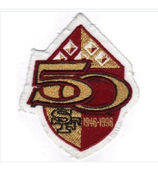 Stitched 1996 San Francisco 49ers 50th Anniversary Season Jersey Patch Stitched 1996 San Francisco 49ers 50th Anniversary Season Jersey Patch