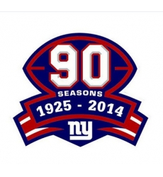 Stitched NFL New York Giants 1925-2014 Season Jersey Patch Stitched NFL New York Giants 1925-2014 Season Jersey Patch