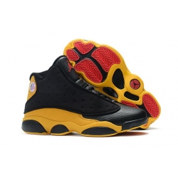 Air Jordan 13 Retro Men Shoes Yellow Black