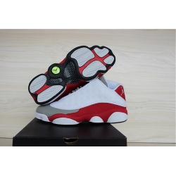 Air Jordan 13 Shoes 2015 Mens Low White Grey Red