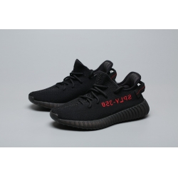 adidas Yeezy Boost 350 V2 Black Red Men Shoes