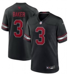 Men Arizona Cardinals 3 Budda Baker Black 2026 Draft Vapor Untouchable Limited Stitched Jersey Men Arizona Cardinals 3 Budda Baker Black 2026 Draft Vapor Untouchable Limited Stitched Jersey