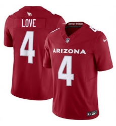 Men Arizona Cardinals 4 Jeremiyah Love Red 2026 Draft F U S E Vapor Untouchable Limited Stitched Jersey Men Arizona Cardinals 4 Jeremiyah Love Red 2026 Draft F U S E Vapor Untouchable Limited Stitched Jersey