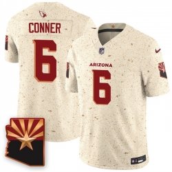 Men Arizona Cardinals 6 James Conner 2025 F U S E Rivalries Vapor Untouchable Limited Stitched Jersey