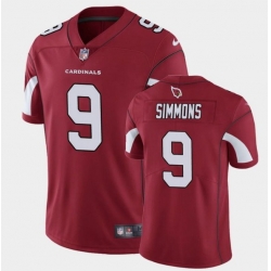 Men Arizona Cardinals 9 Isaiah Simmons Red Vapor Untouchable Limited Stitched Jersey