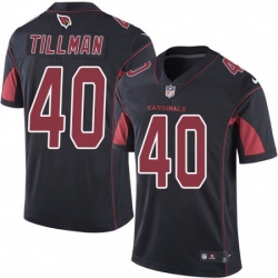Men Nike Arizona Cardinals 40 Pat Tillman Elite Black Rush Vapor Untouchable NFL Jersey