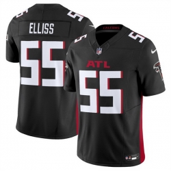 Men Atlanta Falcons 55 Kaden Elliss Black 2025 F U S E  Vapor Untouchable Limited Stitched Football Jersey