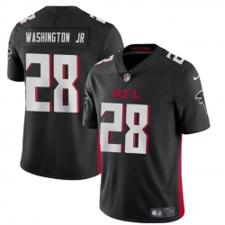 Youth Atlanta Falcons 28 Carlos Washington Jr Black Vapor Untouchable Limited Stitched Football Jersey