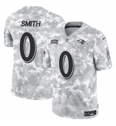 Men Baltimore Ravens 0 Roquan Smith 2024 F U S E Arctic Camo Salute To Service Limited Stitched Football Jersey Men Baltimore Ravens 0 Roquan Smith 2024 F U S E Arctic Camo Salute To Service Limited Stitched Football Jersey