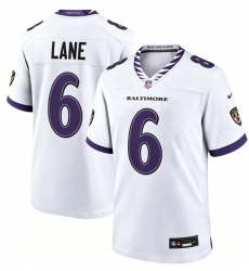 Men Baltimore Ravens 6 Ja'Kobi Lane White 2026 F U S E Vapor Stitched Limited Football Jersey Men Baltimore Ravens 6 Ja'Kobi Lane White 2026 F U S E Vapor Stitched Limited Football Jersey