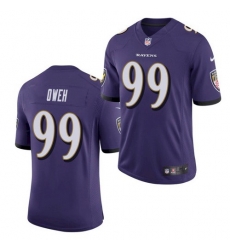 Men Baltimore Ravens 99 Odafe Oweh Purple 2021 Limited Football Jersey