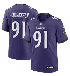 Men Baltimore Ravens Trey Hendrickson #91 Purple 2026 F U S E Vapor Stitched Limited Football Jersey Men Baltimore Ravens Trey Hendrickson #91 Purple 2026 F U S E Vapor Stitched Limited Football Jersey