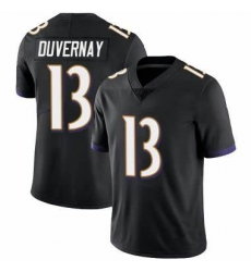 Men Ravens Devin Duvernay 13 Black Vapor Untouchable Limited NFL Jersey