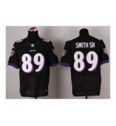 Nike Baltimore Ravens 89 Steve Smith Sr black Elite NFL Jersey