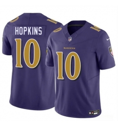 Youth Baltimore Ravens 10 DeAndre Hopkins Purple 2025 F U S E Vapor Limited Football Jersey Youth Baltimore Ravens 10 DeAndre Hopkins Purple 2025 F U S E Vapor Limited Football Jersey