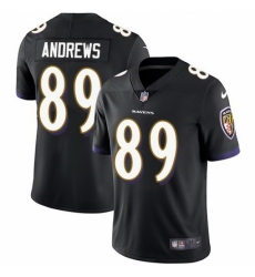 Youth Nike Baltimore Ravens 89 Mark Andrews Black Vapor Untouchable Limited Jersey