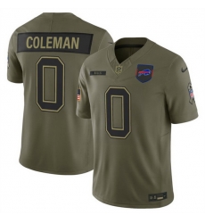Men Buffalo Bills 0 Keon Coleman Olive 2025 F U S E Salute to Service Limited Stitched Football Jersey Men Buffalo Bills 0 Keon Coleman Olive 2025 F U S E Salute to Service Limited Stitched Football Jersey