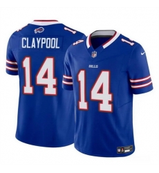 Men Buffalo Bills 14 Chase Claypool Blue 2024 F U S E  Vapor Untouchable Limited Stitched Football Jersey