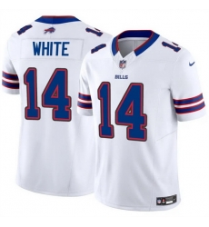Men Buffalo Bills 14 Mike White White 2025 F U S E Vapor Untouchable Limited Stitched Football Jersey Men Buffalo Bills 14 Mike White White 2025 F U S E Vapor Untouchable Limited Stitched Football Jersey