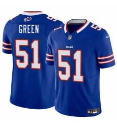 Men Buffalo Bills 51 Kendrick Green Blue 2025 F U S E Vapor Untouchable Limited Stitched Football Jersey Men Buffalo Bills 51 Kendrick Green Blue 2025 F U S E Vapor Untouchable Limited Stitched Football Jersey