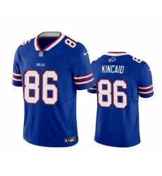 Men Buffalo Bills 86 Dalton Kincaid Blue 2023 Draft Vapor Untouchable Limited Stitched Jersey