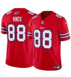 Men Buffalo Bills 88 Dawson Knox Red 2024 F U S E Vapor Untouchable Limited Stitched Football Jersey